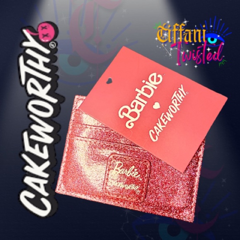 NWT Glamorous Barbie Pink Glitter Wallet - Picture 3 of 3